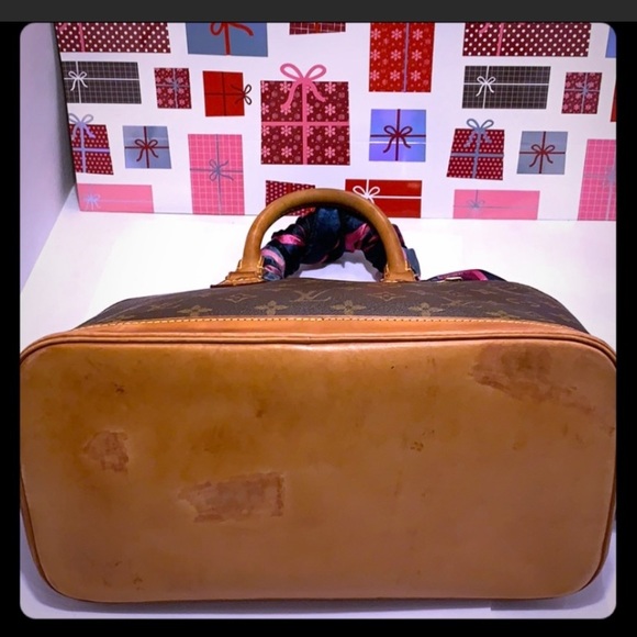 GU Louis Vuitton Monogram ALMA Satchel Handbag - Picture 4 of 8